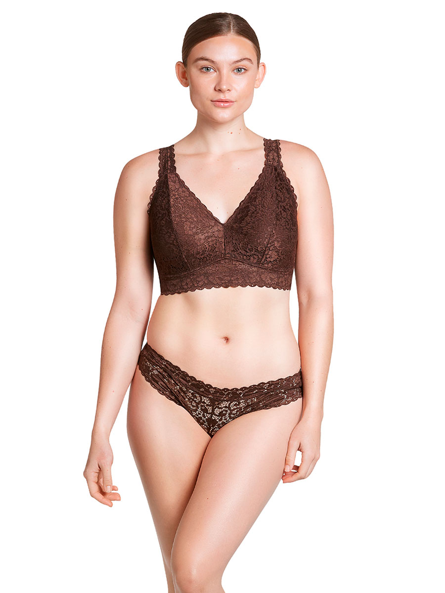 Бюстгальтер Parfait Adriana Lace Bralette (Deep Nude)