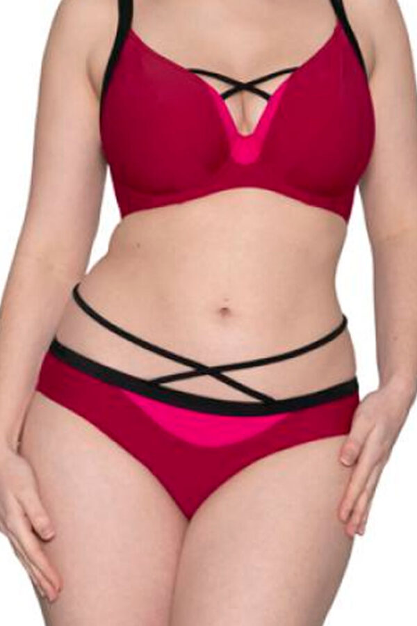 Низ купальника Curvy Cate Subtropic (бордо)
