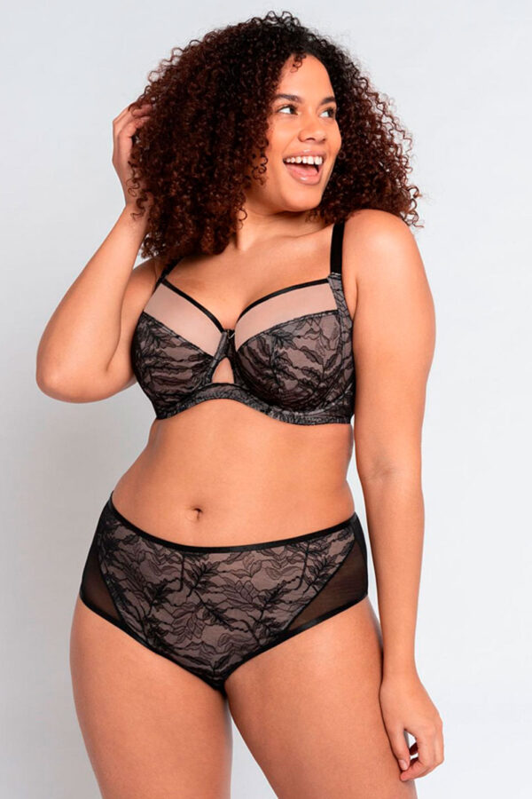 Бюстгальтер Curvy Kate Victory Allure Balcony Bra (Black/Blush)