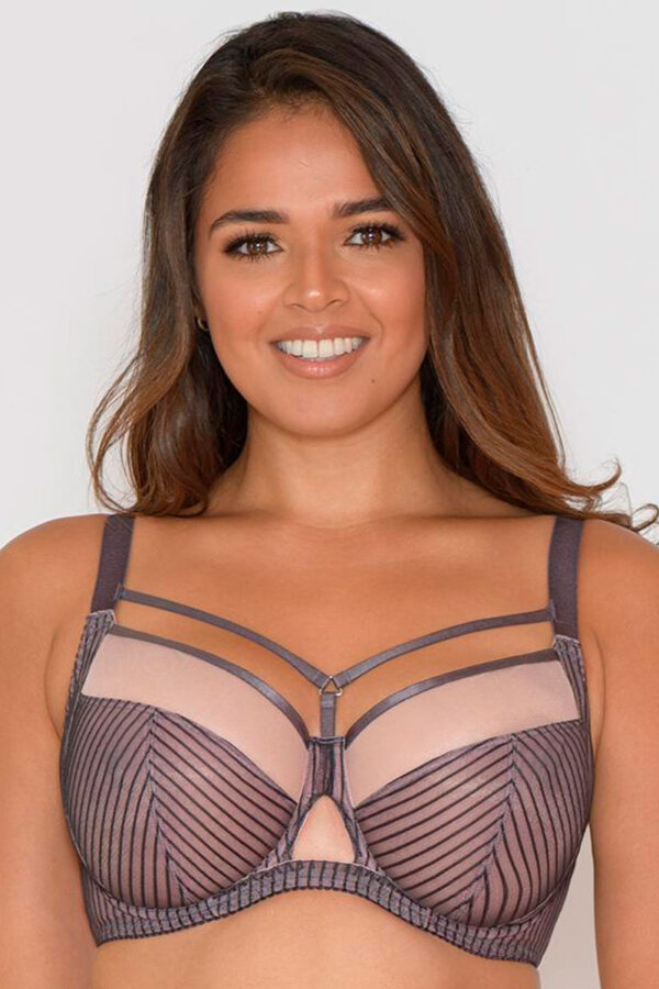 Бюстгальтер Curvy Kate Victory Pin-Up (Grey/Pink)